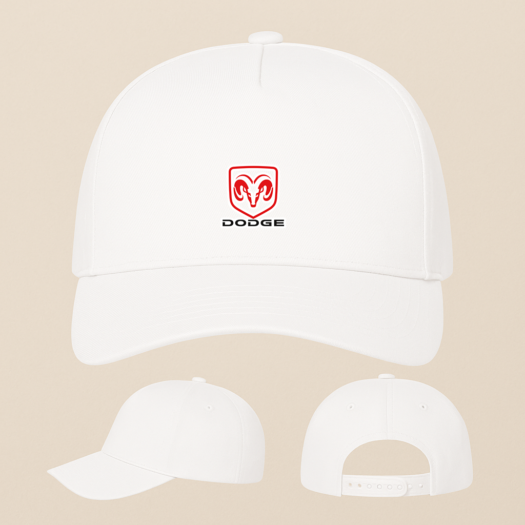 Dodge Car Five Panel Twill Snapback Cap